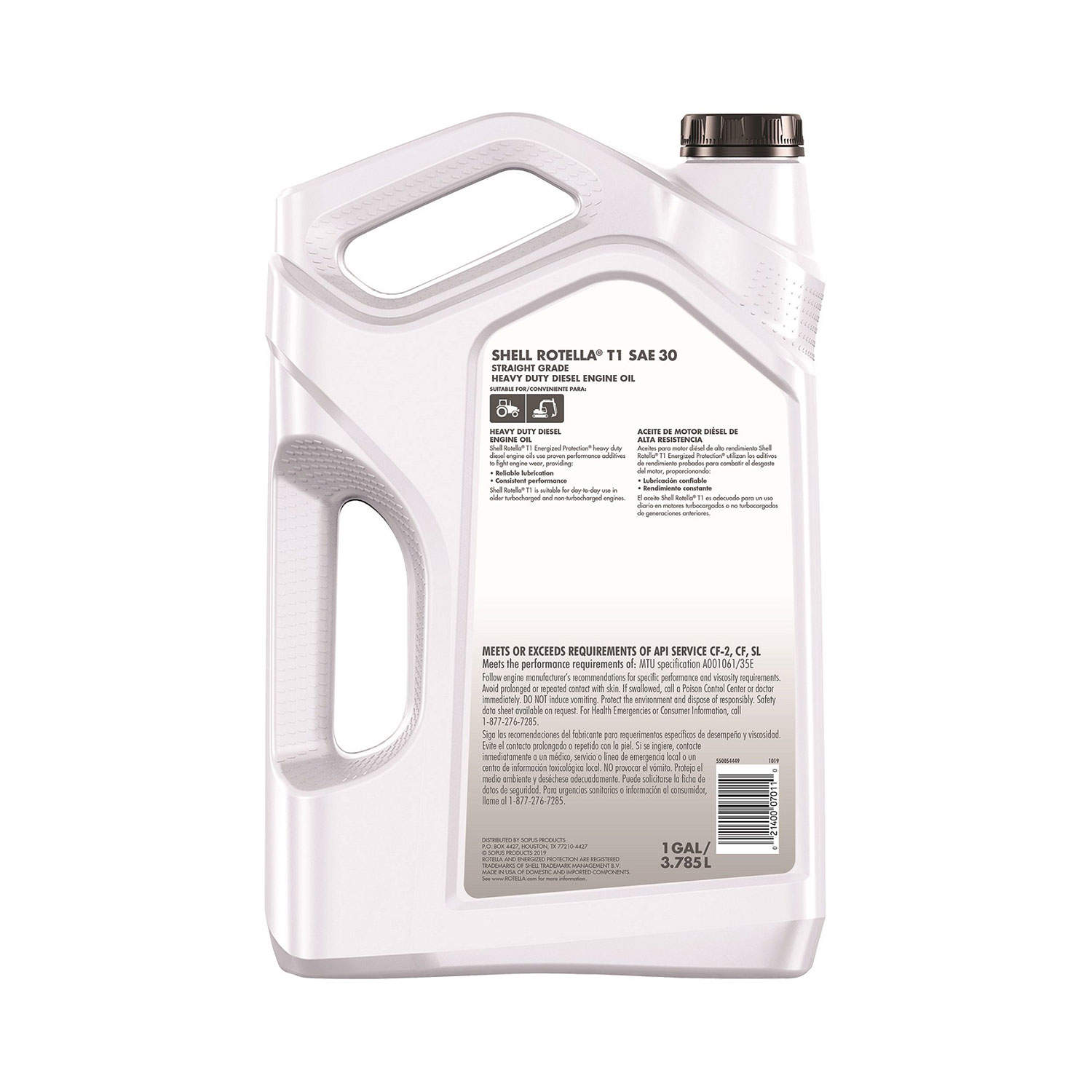 Olej Shell Rotella T1 SAE 30 Conventional Heavy Duty - obrazek 2