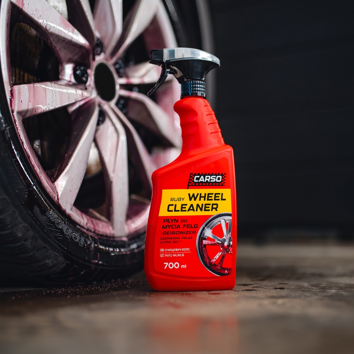 CARSO Ruby Wheel Cleaner 700ml - obrazek 4