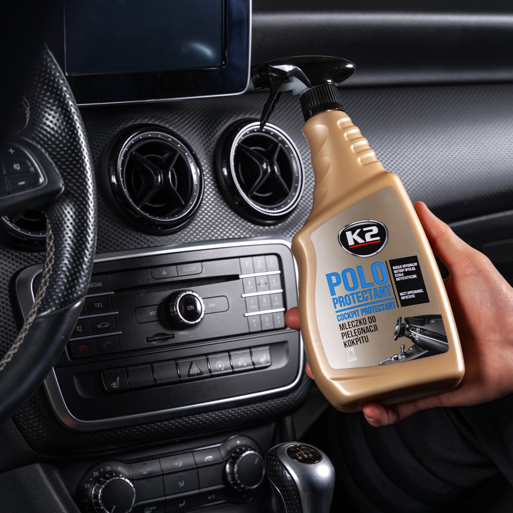 K2 POLO PROTECTANT BLACK 750ML - obrazek 3