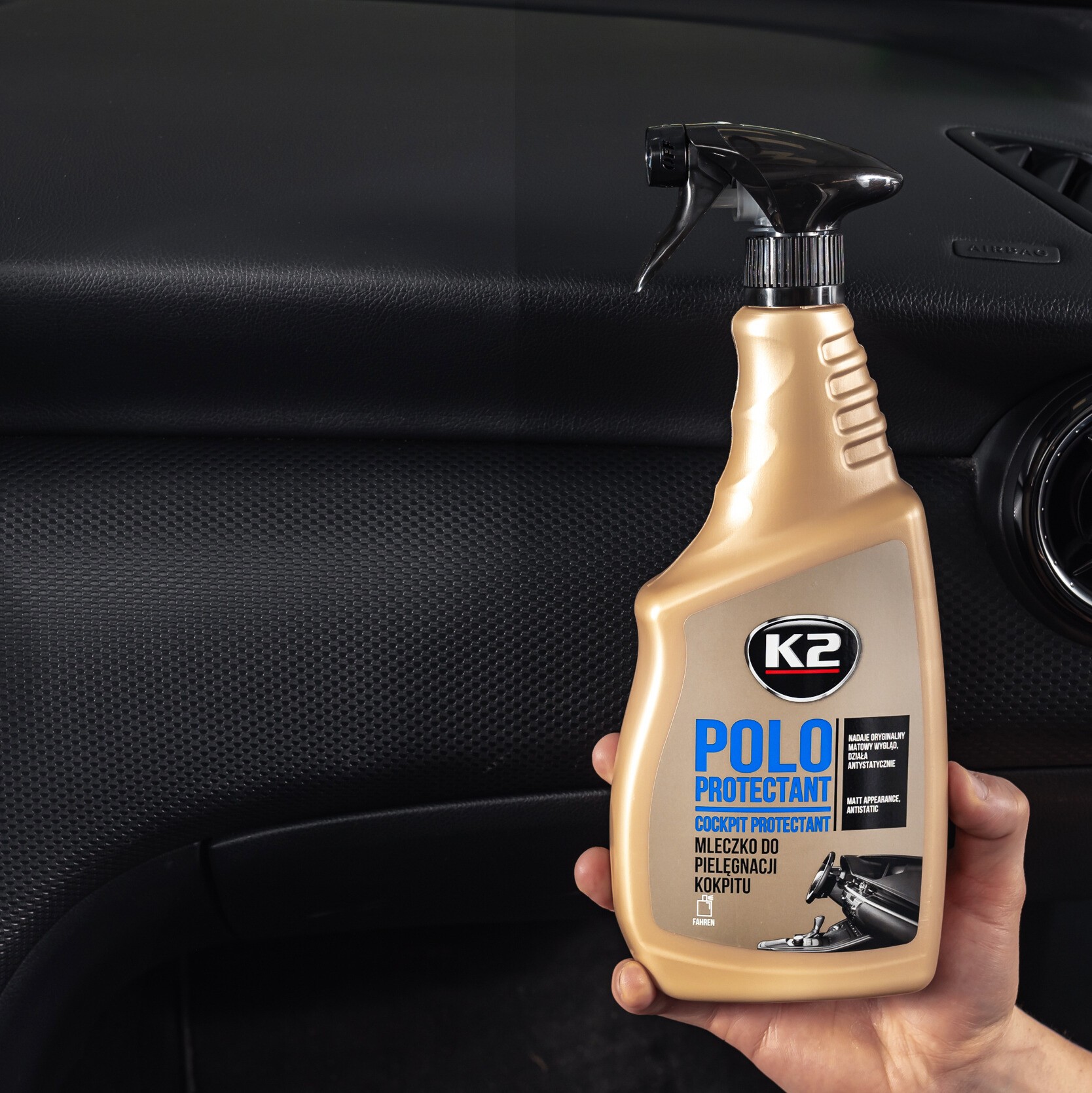 K2 POLO PROTECTANT BLACK 750ML - obrazek 7