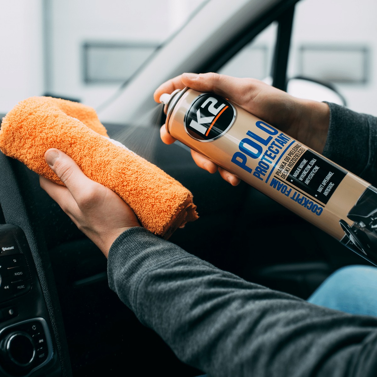 K2 POLO PROTECTANT MAT 750ml ZIELONA HERBATA - obrazek 5