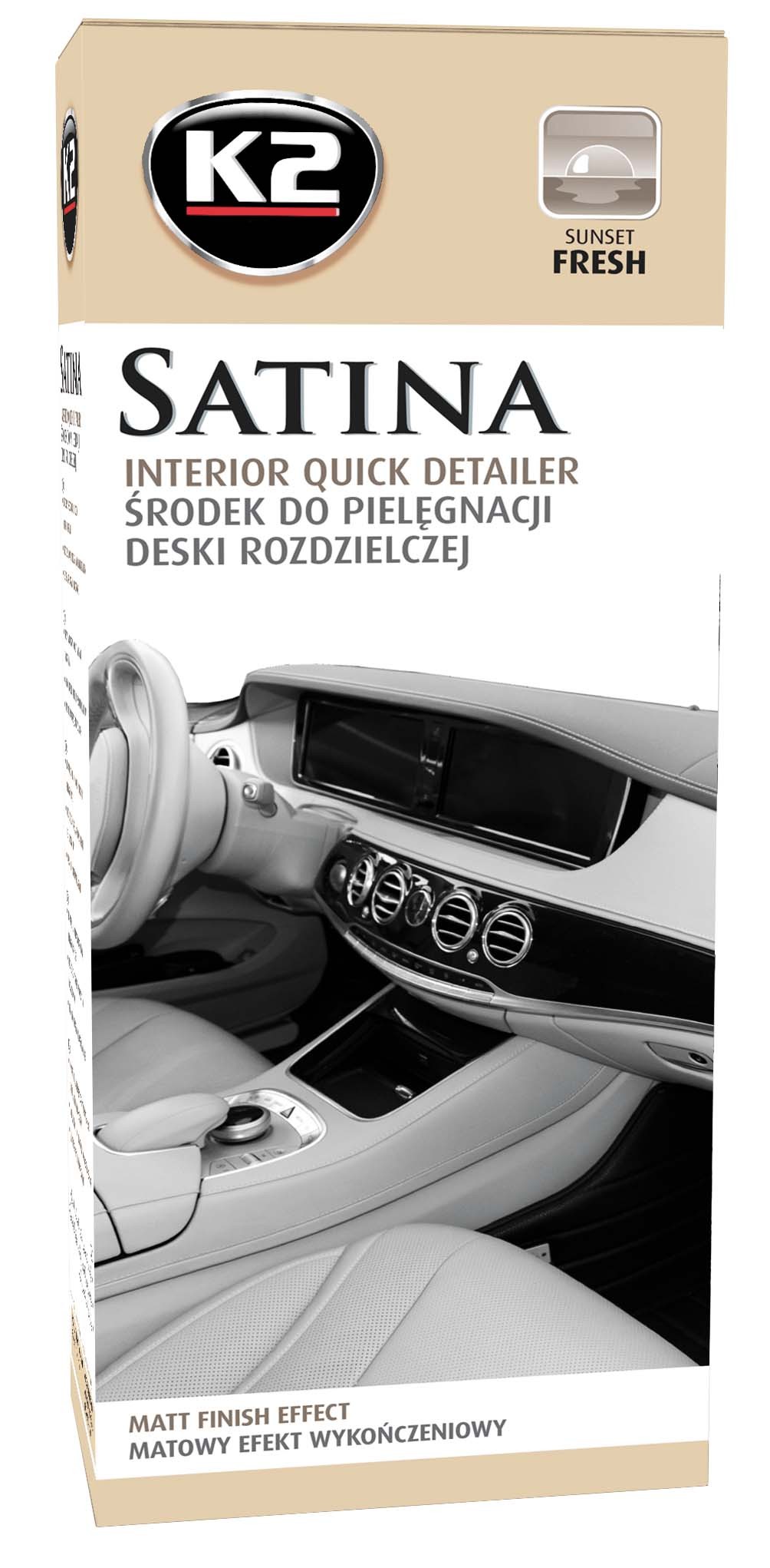 K2 SATINA SUNSET FRESH 770 ML + MIKROFIBRA - obrazek 3