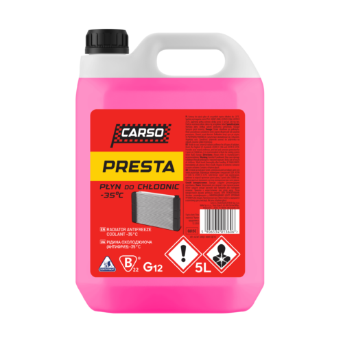 CARSO PRESTA -35C 5L CZERWONY