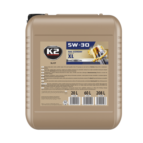K2 5W30 XL 20L