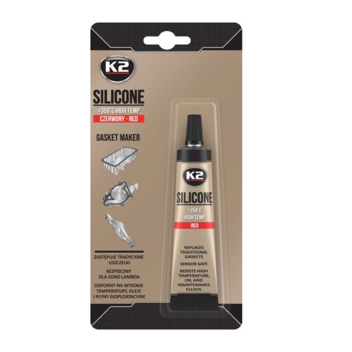 K2 SILIKON CZERWONY +350°C 21g