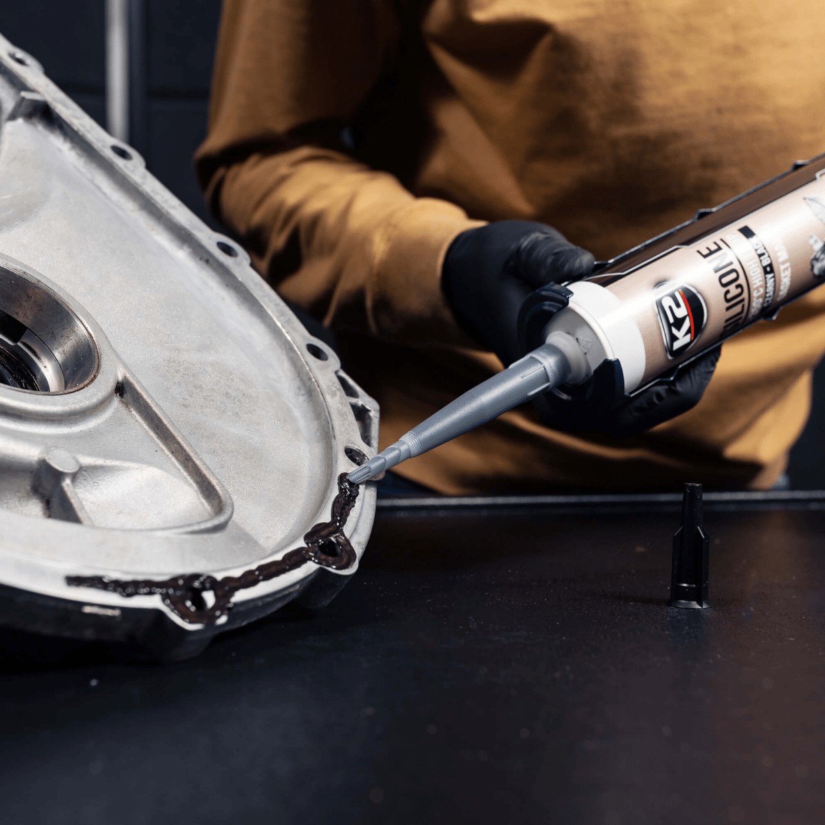 K2 CZARNY SILIKON +350°C 300 G - obrazek 6