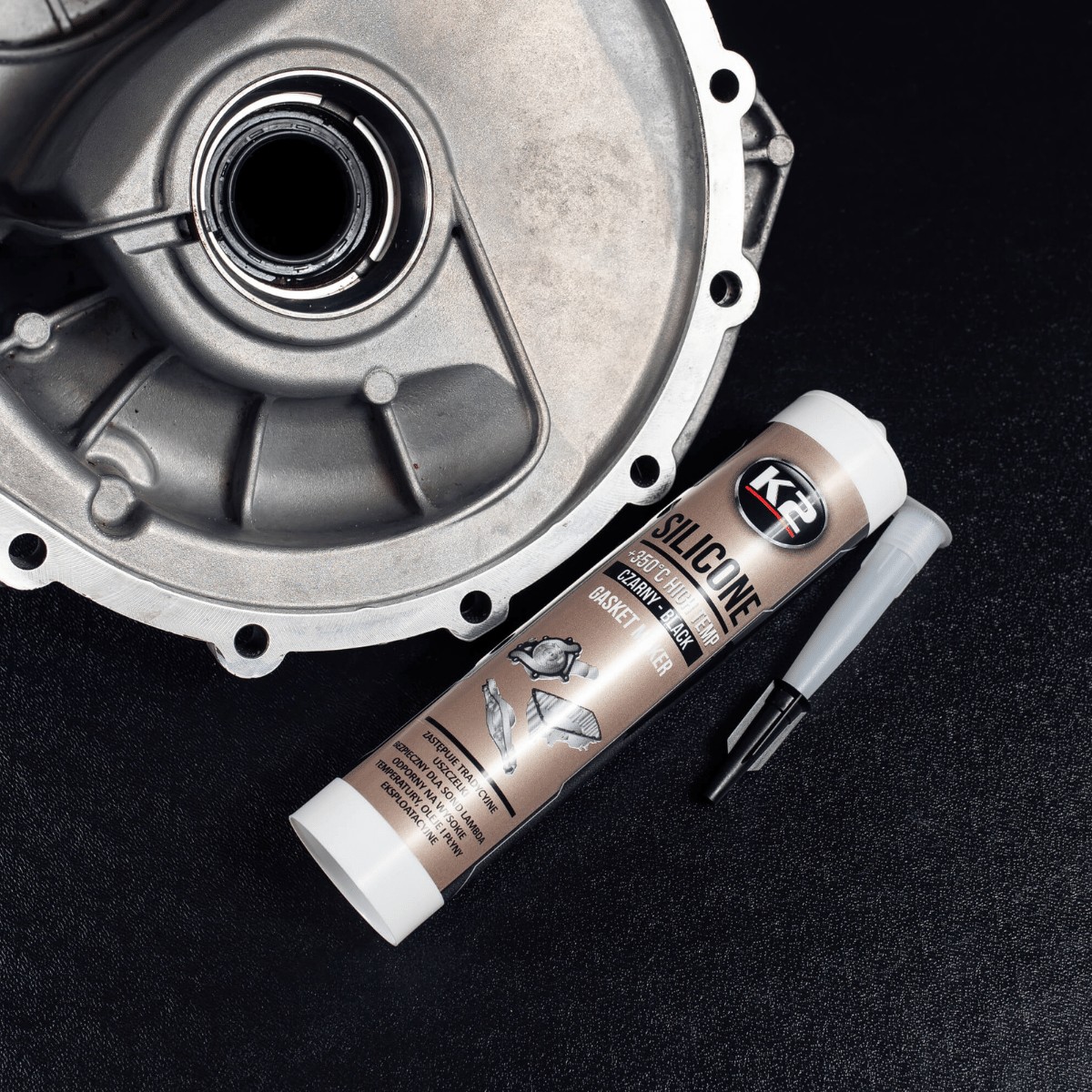 K2 CZARNY SILIKON +350°C 300 G - obrazek 7