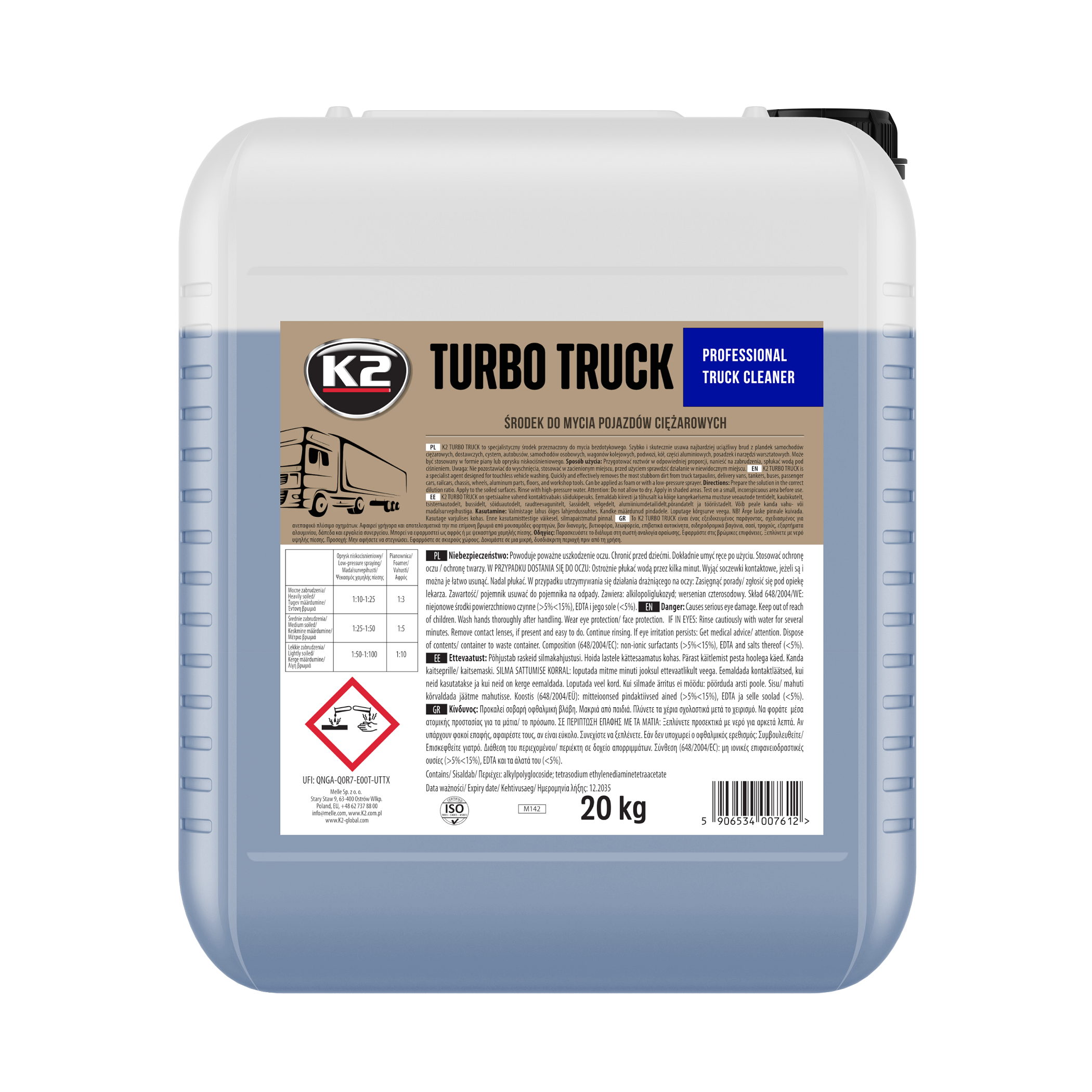 K2 TURBO TRUCK 20 KG