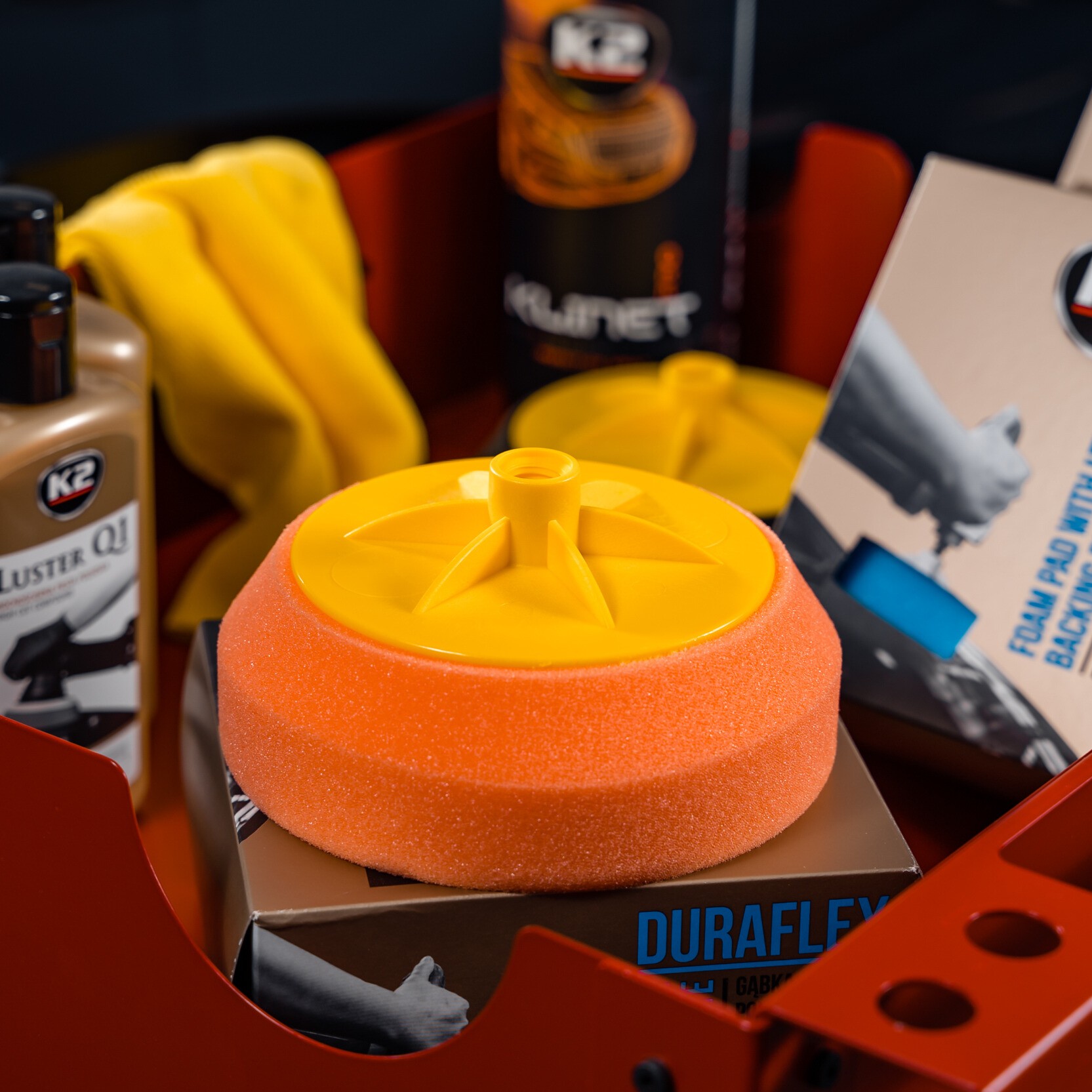 K2 DURAFLEX GĄBKA POLERSKA ŚREDNIOŚCIERNA, GWINT M14 - obrazek 4