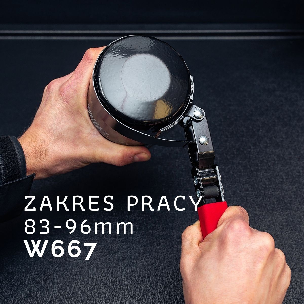 KLUCZ OPASKOWY 83-98mm do filtra oleju - obrazek 3