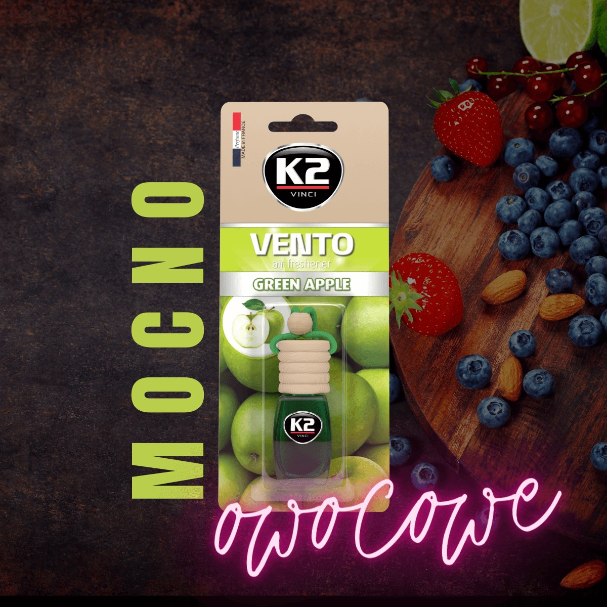 K2 VENTO ZIELONE JABŁKO 8 ML - obrazek 7