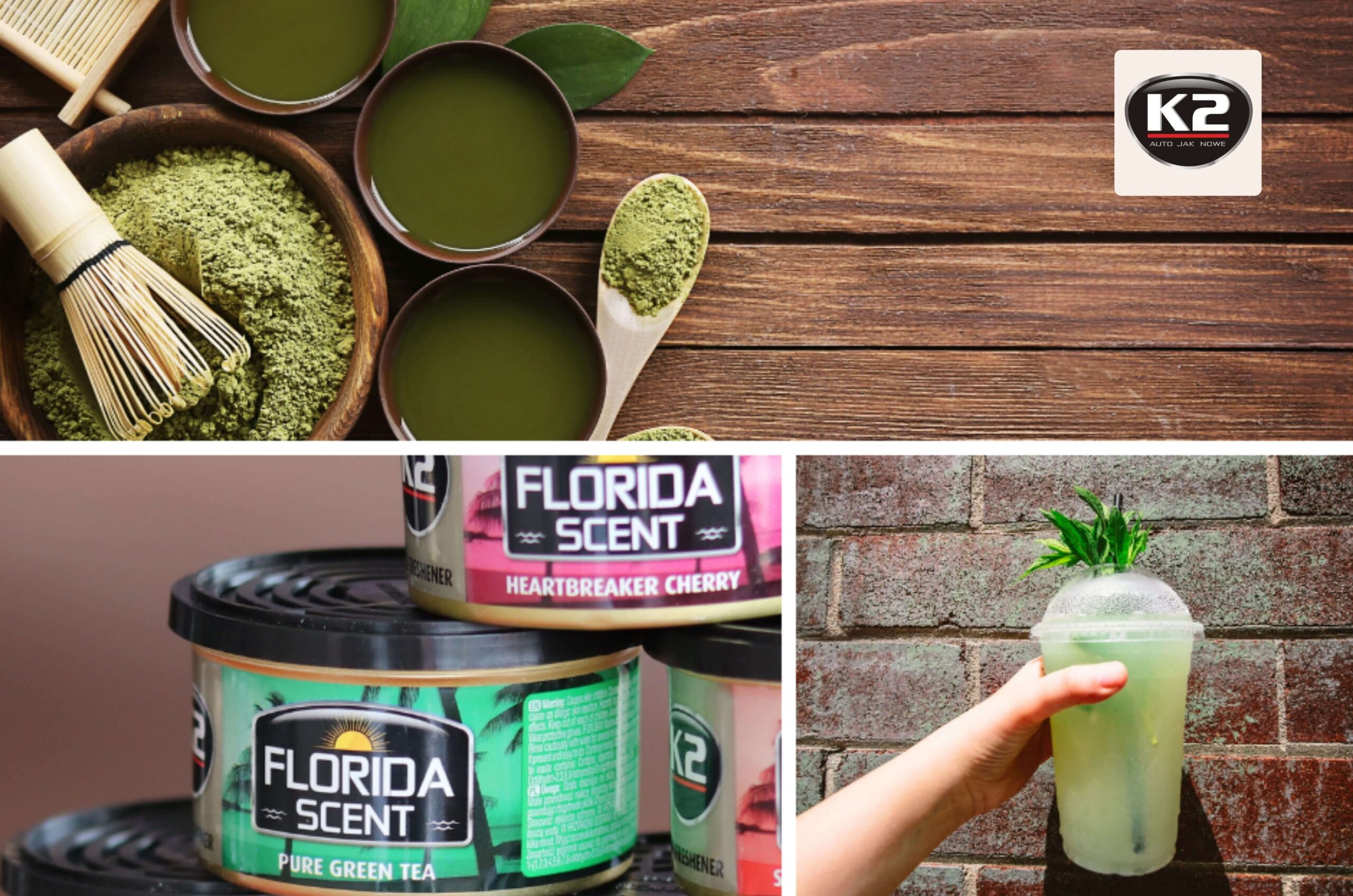 K2 FLORIDA SCENT PURE GREEN TEA - obrazek 5