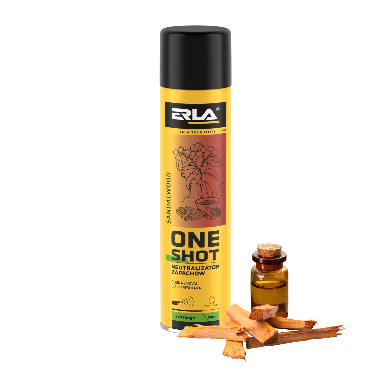 ERLA ONE SHOT SANDALWOOD 600ml - obrazek 4