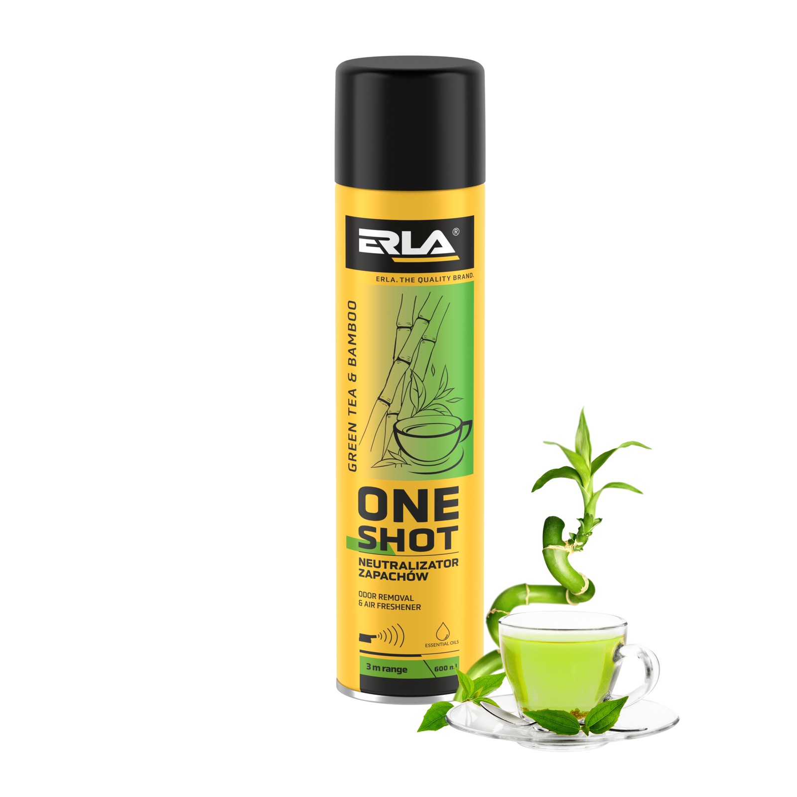ERLA ONE SHOT GREEN TEA &BAMBOO 600ml - obrazek 4