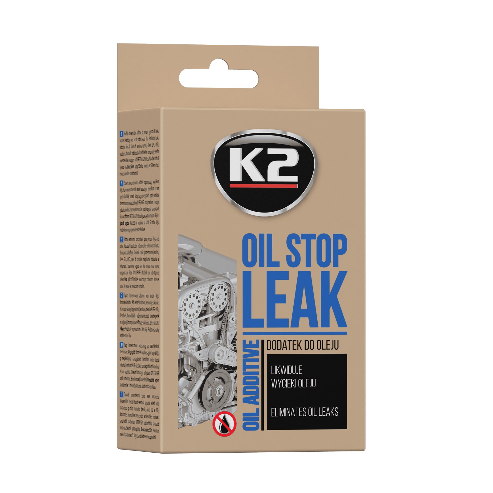 K2 STOP LEAK OIL 50 ML - obrazek 3