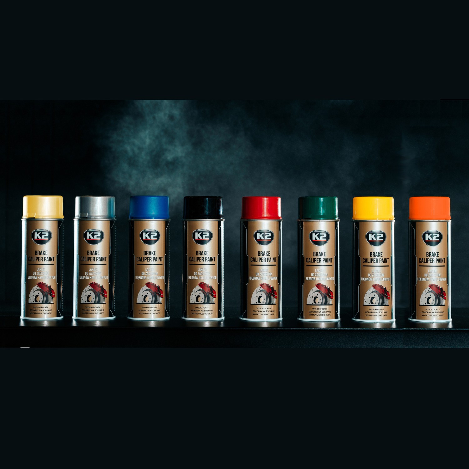 K2 BRAKE CALIPER PAINT 400ml ŻÓŁTY - obrazek 6