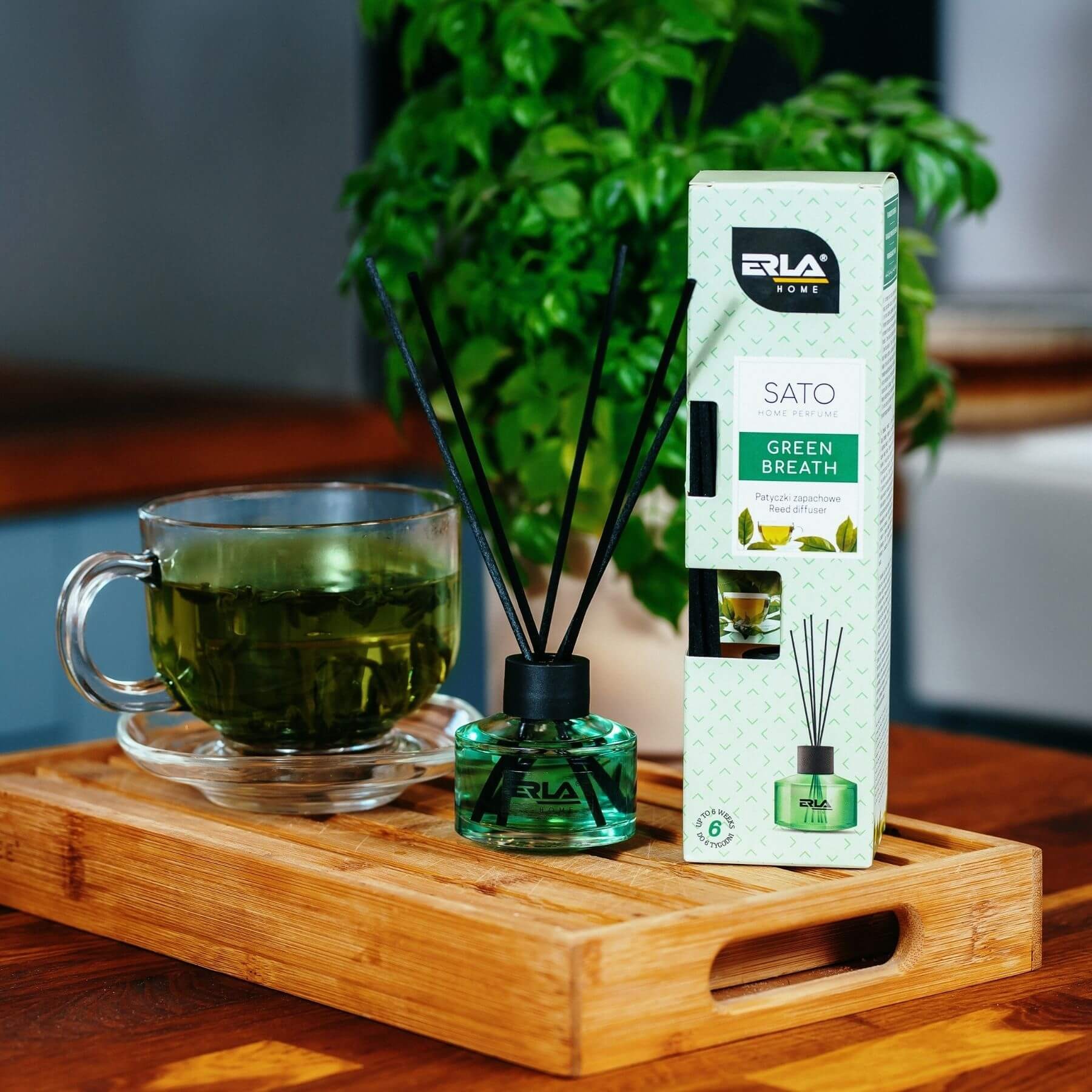 ERLA SATO GREEN BREATH - Patyczki zapachowe 50ml - obrazek 4