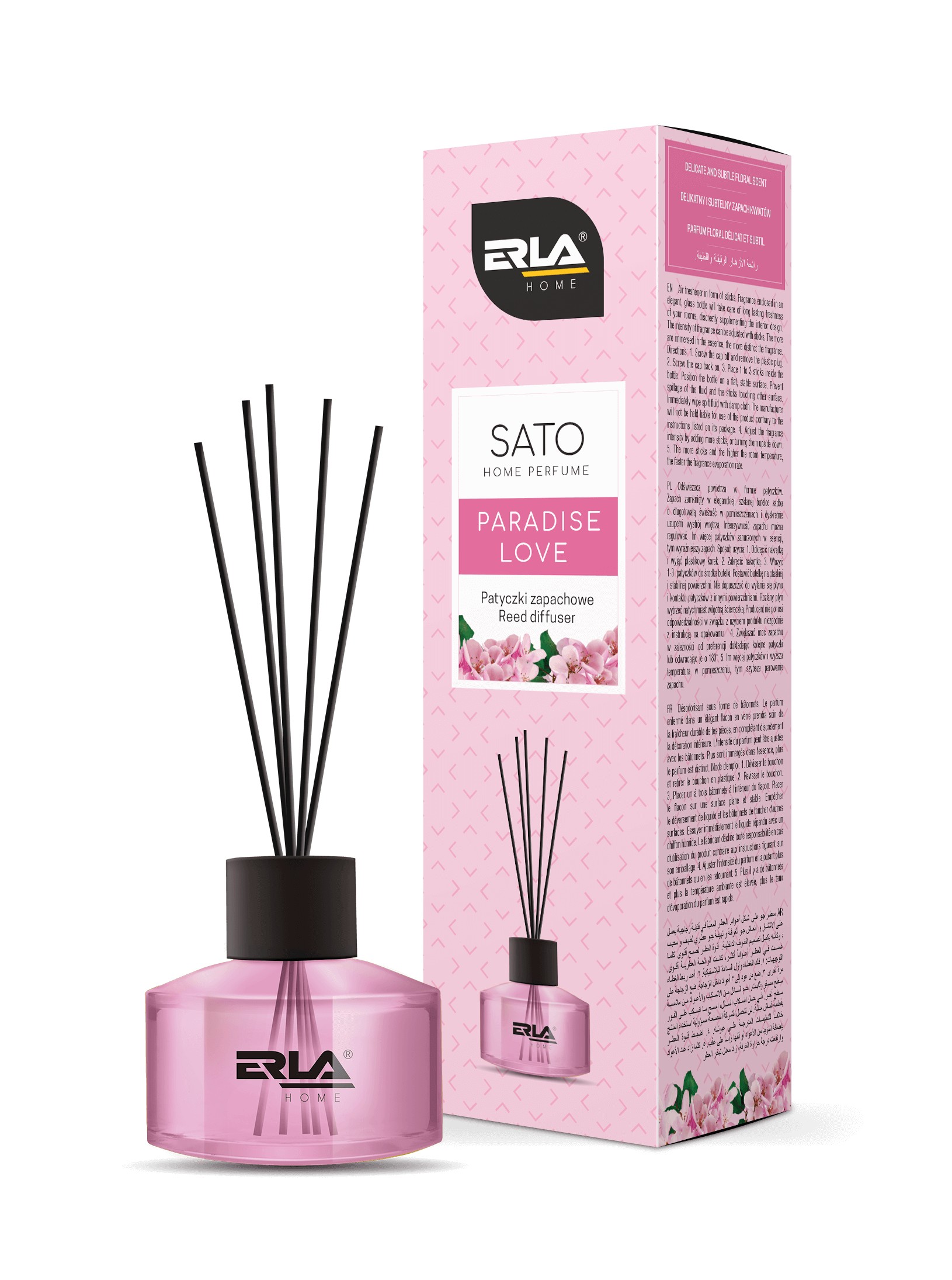 ERLA SATO PARADISE LOVE - Patyczki zapachowe 50ml