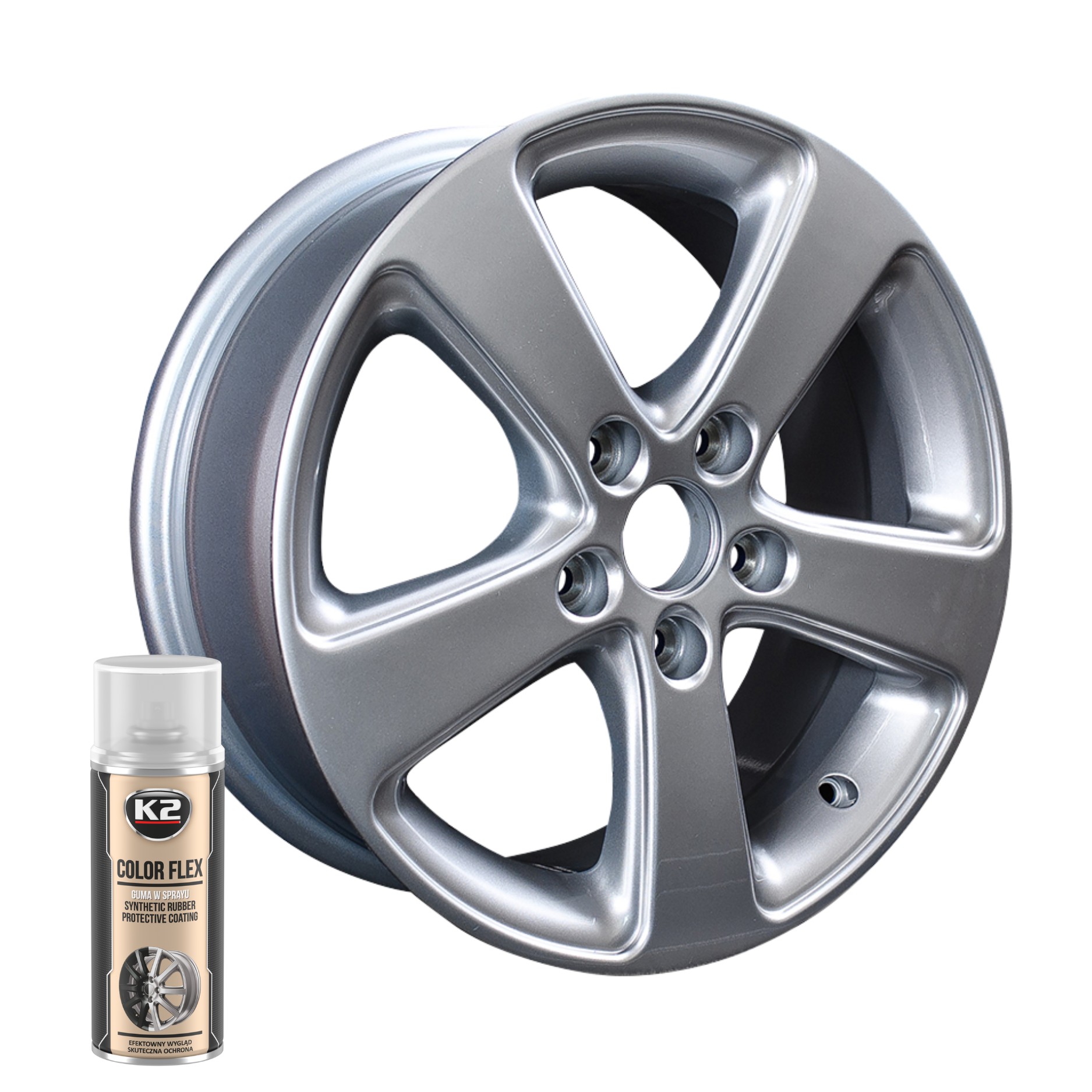 K2 COLOR FLEX CLEAR 400 ML - obrazek 3