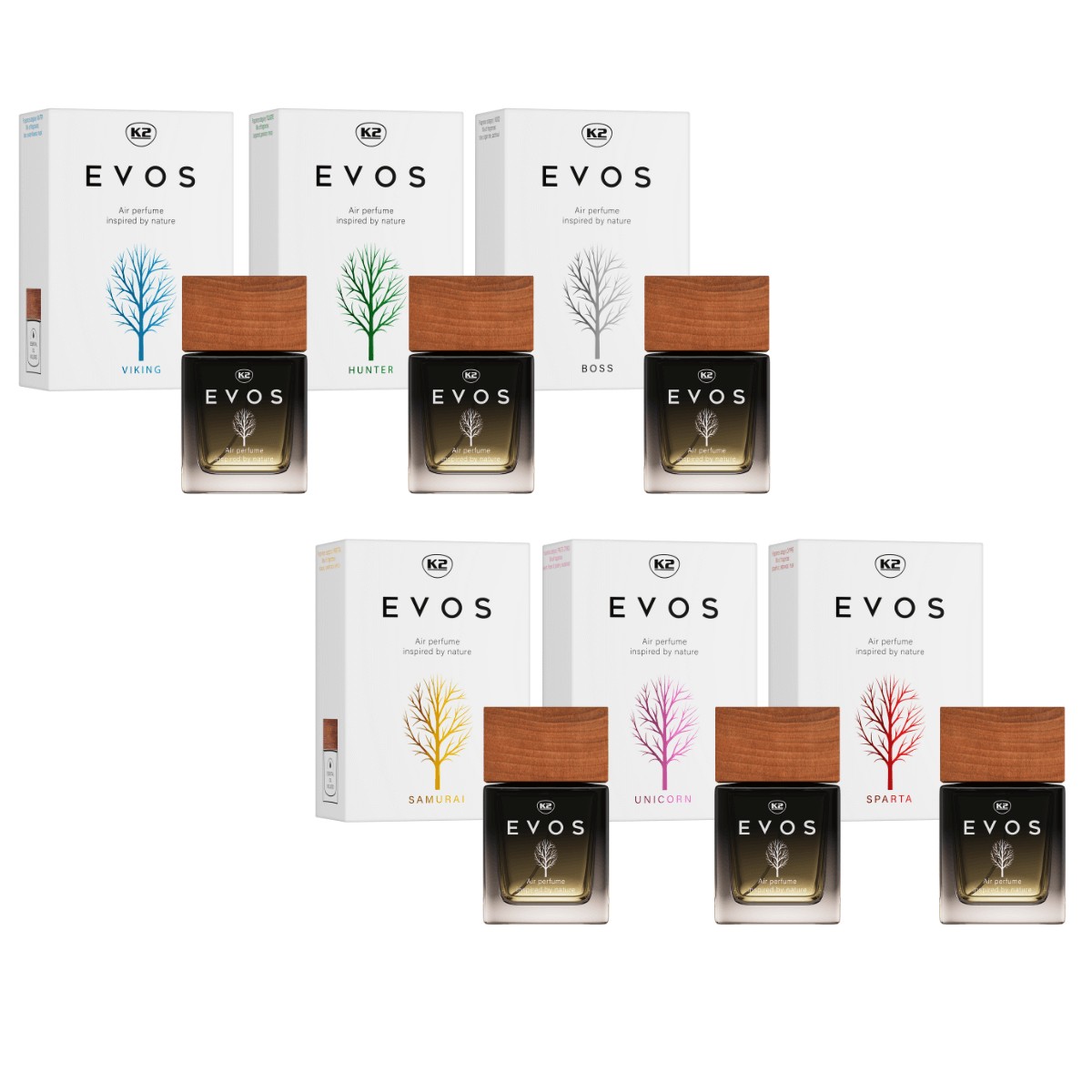 K2 EVOS PERFUMY 50ml MIX - obrazek 3
