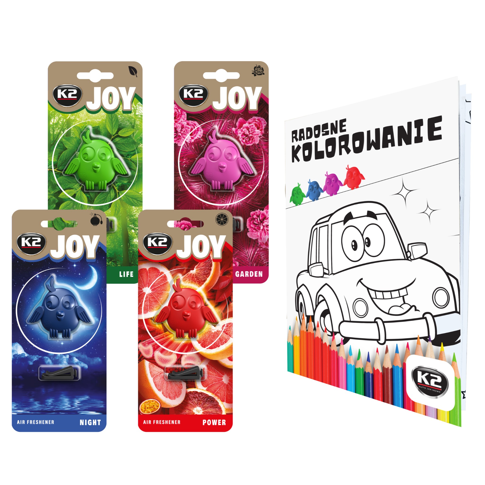 K2 JOY POWER zapach polimerowy w kratkę nawiewu - obrazek 9