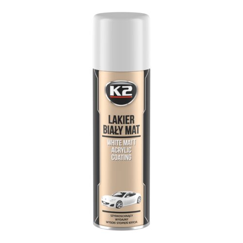 K2 LAKIER AKRYLOWY BIAŁY MAT 500 ML