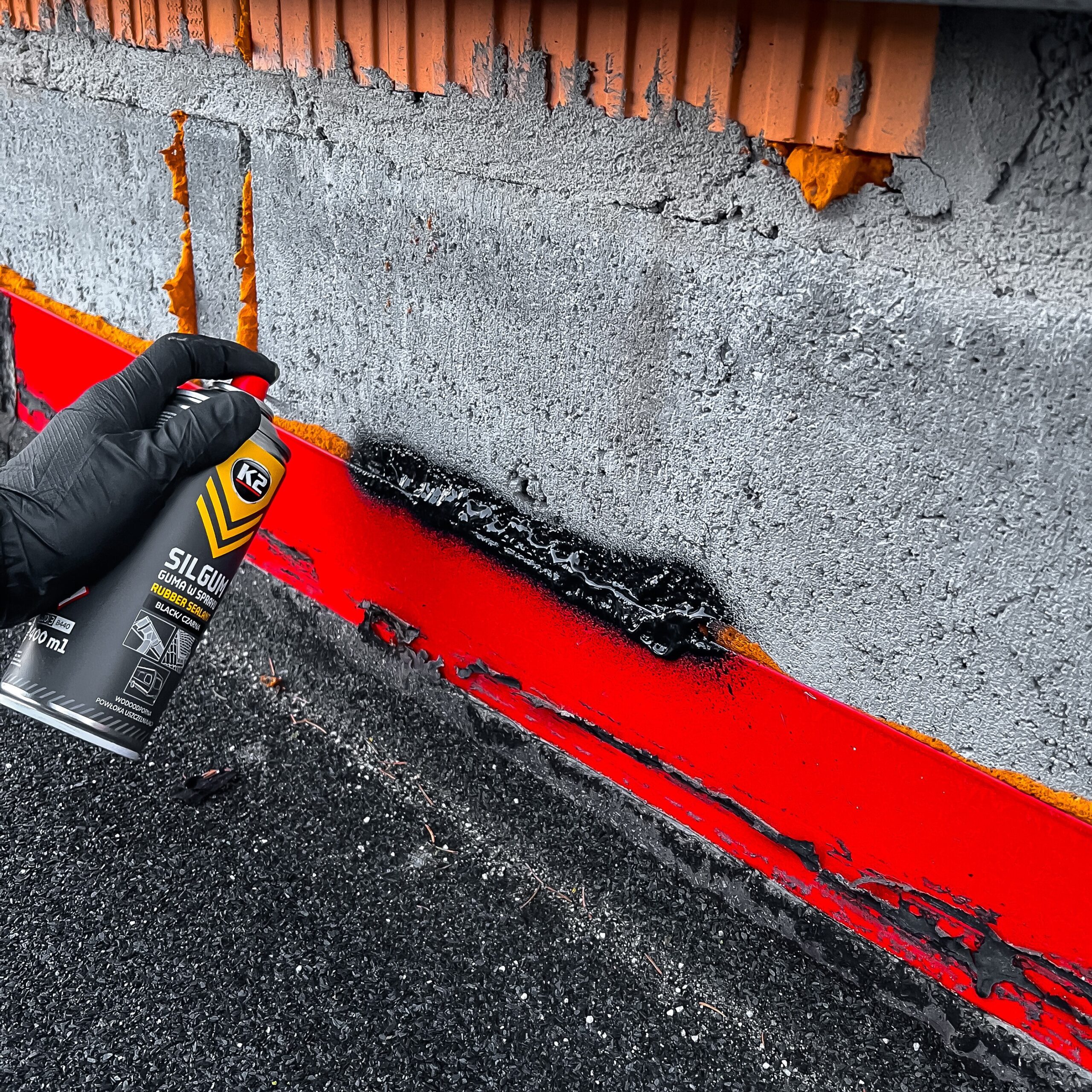 K2 SILGUM CZARNY 400ml - obrazek 6