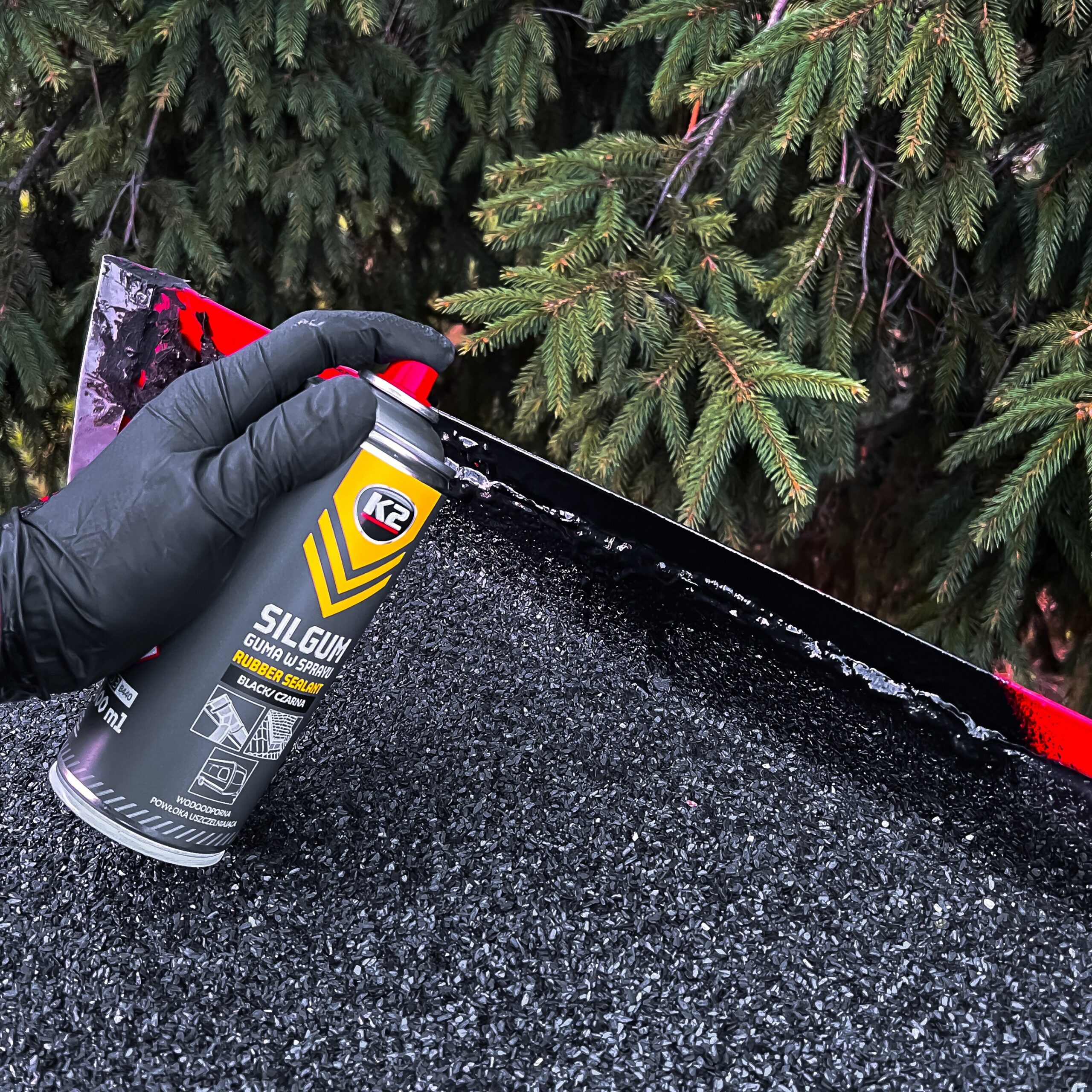 K2 SILGUM CZARNY 400ml - obrazek 8