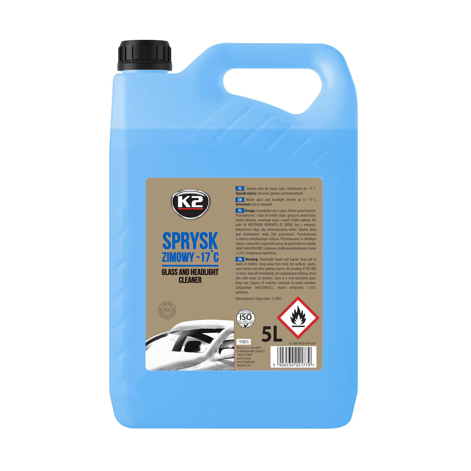K2 Sprysk zimowy -17 5L