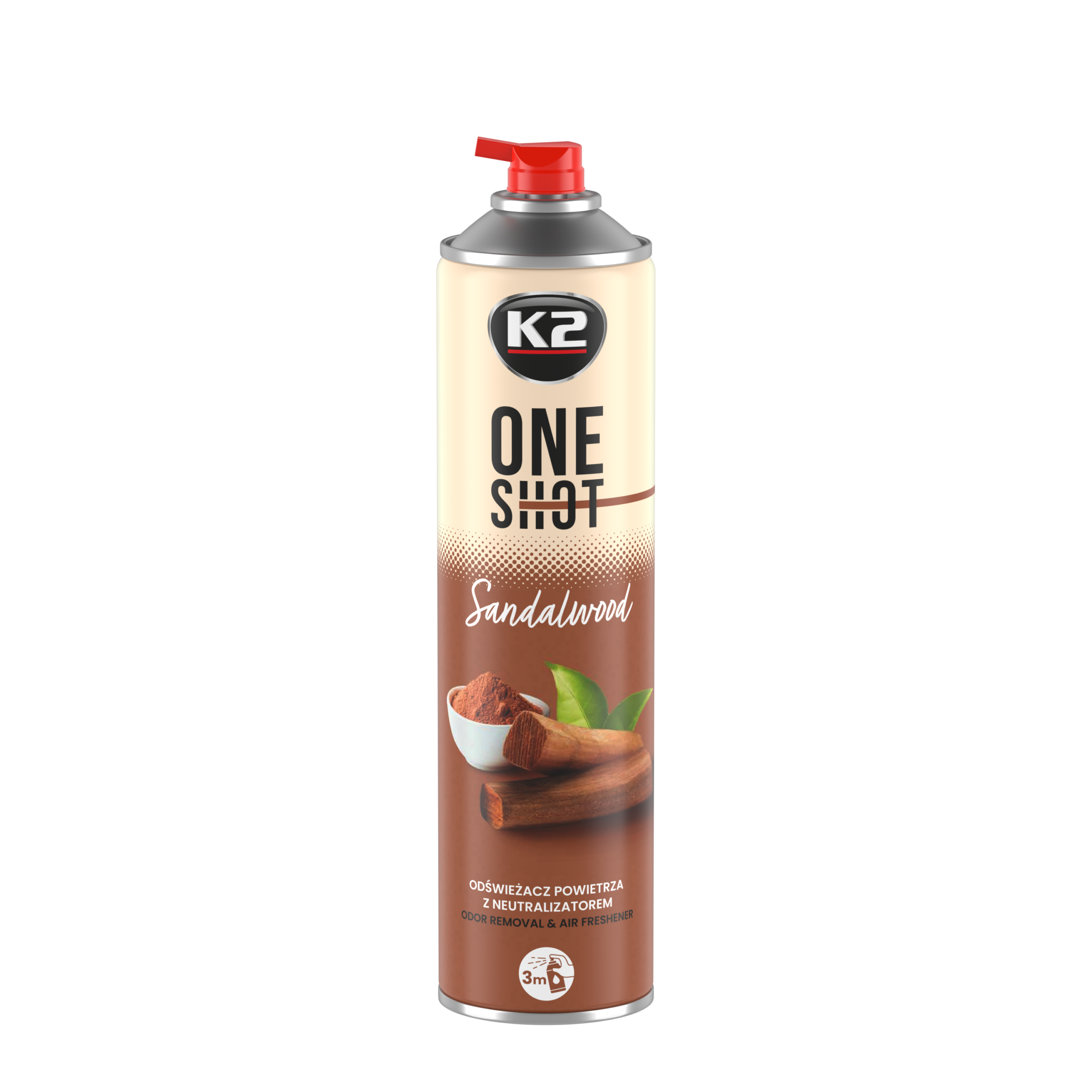 K2 ONE SHOT SANDALWOOD 600ml - obrazek 4