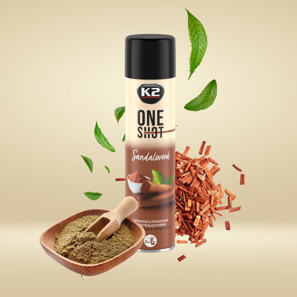 K2 ONE SHOT SANDALWOOD 600ml - obrazek 5
